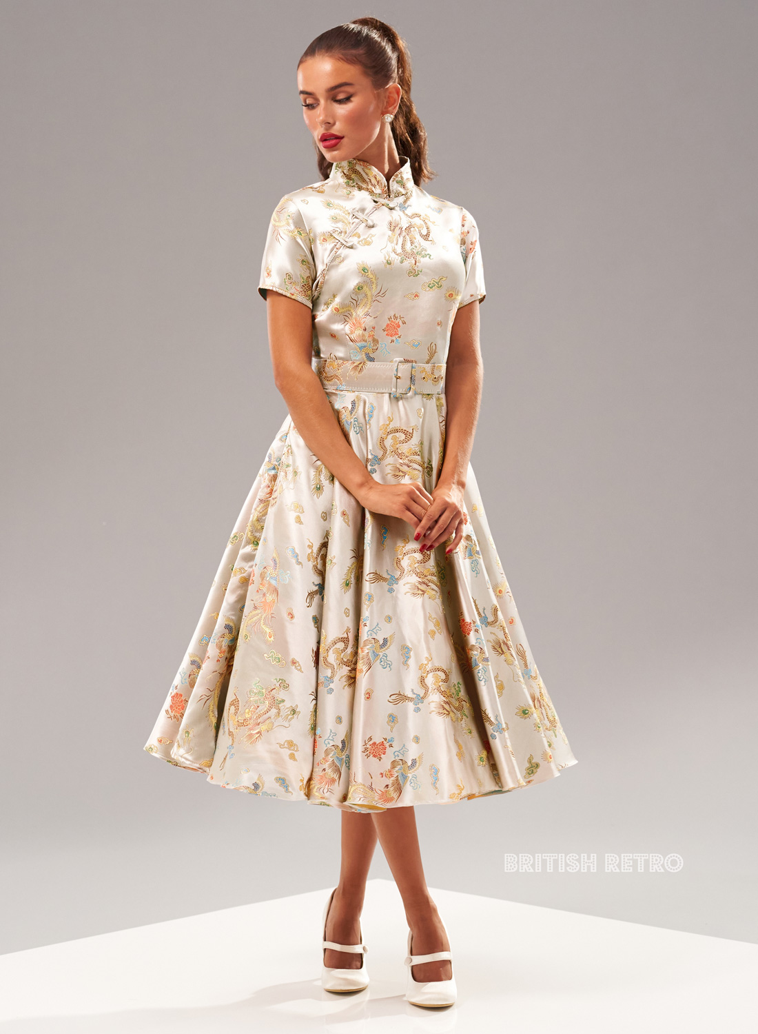 Classic satin Dress