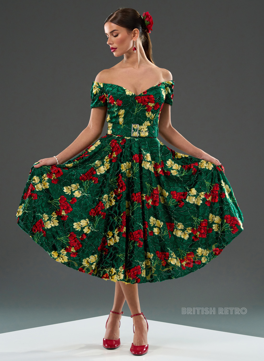 strapless open back dress Rose Garden Muse Floral Maxi Dress  Cottagecore Fairytale Romance Xs