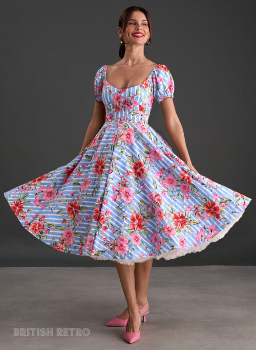 classic tea dress Reclaimed Vintage midi tea dress in floral print