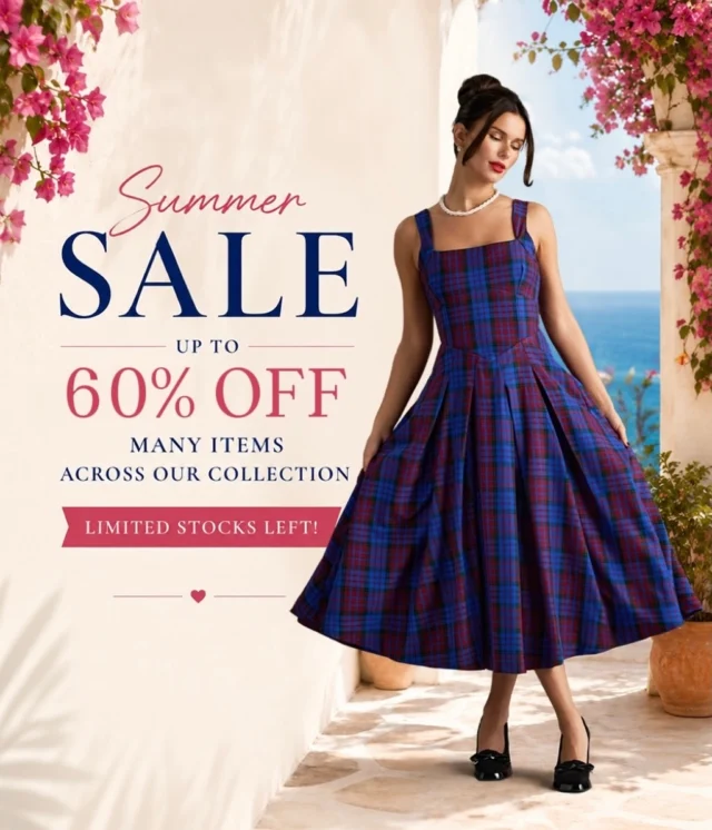 British Retro | 1950s Vintage Inspired Dresses & Skirts | Worldwide Delivery